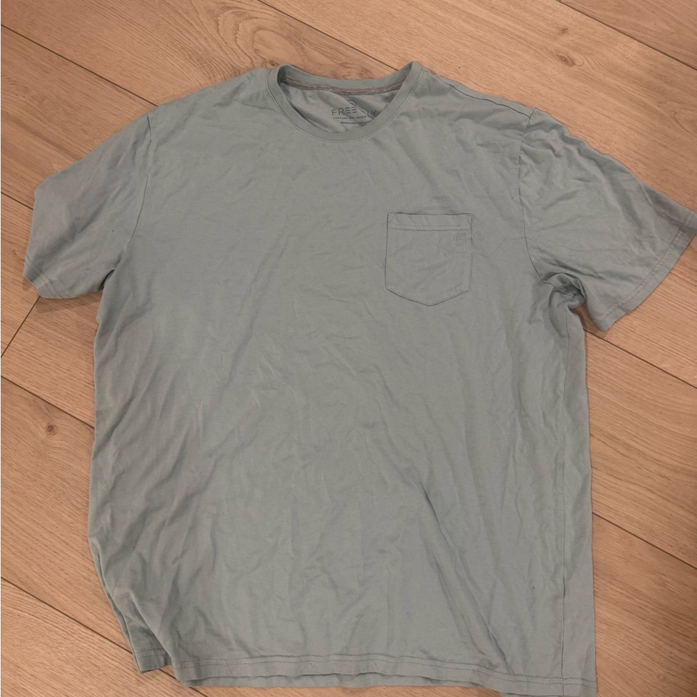 Free Fly Apparel Light Gray Short Sleeve Tee